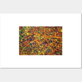 Jackson Pollock abstract art, colorful pattern, Jackson Pollock Design, Posters and Art